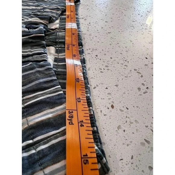 Lee mid rise stripe shorts regular fit 10 medium - Picture 10 of 11